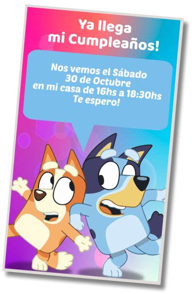 Mejores Invitaciones Bluey Y Bingo Whatsapp Cumplea Os Bluey Y Bingo