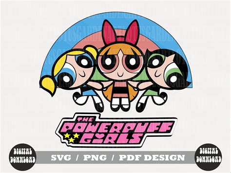 Powerpuff Girls Svg, Character Svg, Png, Pdf - Etsy