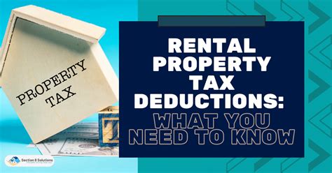 Rental Property Tax Deductions What You Need To Know Section 8 Solutions