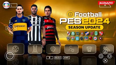 Saiu Efootball Pes Ppsspp Sul Americano E Brasileiro Atualizado