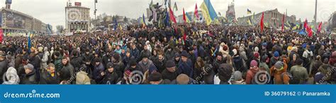 La Protesta Di Massa Contro Gli Ucranini Filorussi Scorre Presiden