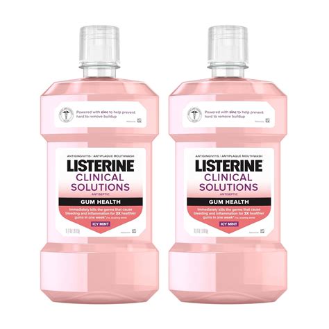 amazoncom listerine clinical solutions gum health antiseptic