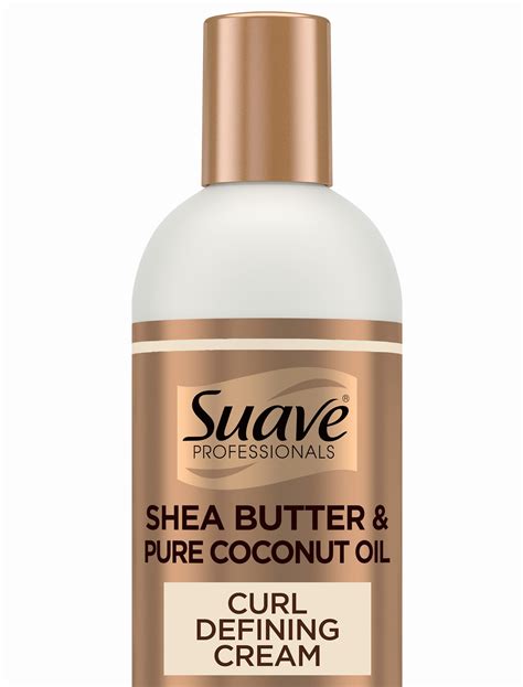 Suave Professionals Curl Enhancing Frizz Control Hair Styling Cream With Shea Butter And Coconut