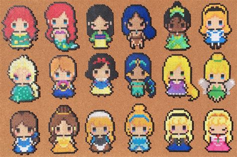 Perler Beads By Tsubasayamashita Disney Princess パーラービーズ ディズニープリンセス