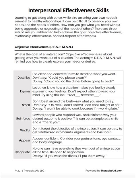 Dear Man Dbt Worksheet Pdf