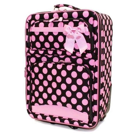 Suitcase Liked On Polyvore Pink Luggage Purses And Bags Barbie Pink