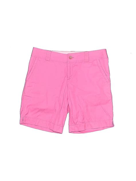 Lilly Pulitzer 100 Cotton Solid Pink Shorts Size 8 69 Off Thredup