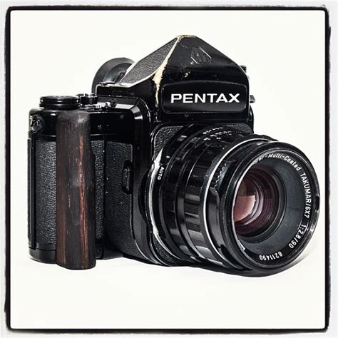 Pentax 6×7 with handmade right hand grip. #pentax67 #6×7 #analog # ...