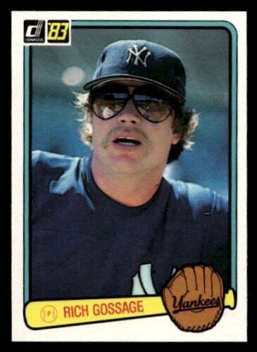 Rich Gossage New York Yankees Donruss Ebay