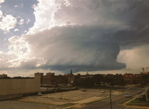 Giant Tornadic Supercell Engulfs Stillwater Oklahoma Several Tornado