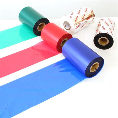 Aebo Factory Sc Ttr Color Resin Enhanced Wax Thermal Transfer Ribbon