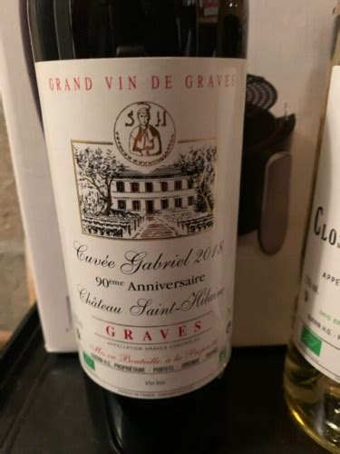 Château Saint Hilaire Cuvèe Gabriel 90ème Anniversaire Graves Vivino