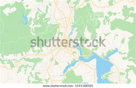 Printable Street Map Whangarei New Zealand Stock Vector (Royalty Free ...