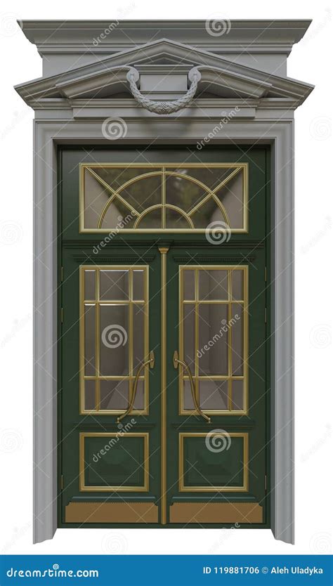 Entrance Classical Doors Stock Photo Image Of Architecture 119881706