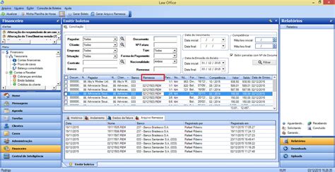 Gera O De Arquivo Remessa Boletos Law Office