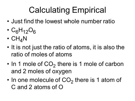 Empirical Formula Presentation Chemistry