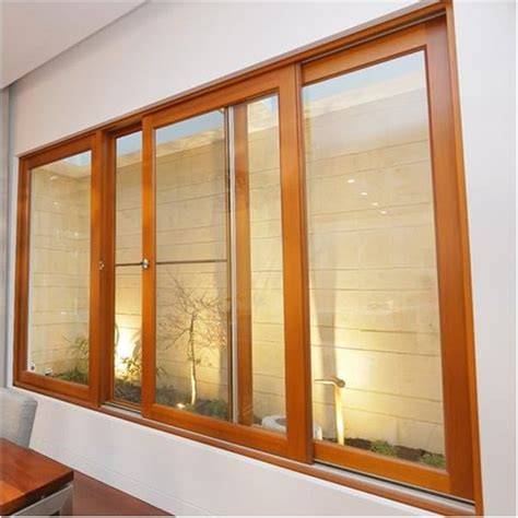 Powder Coating Brown Domal Sliding Window For Home Aluminium At Rs