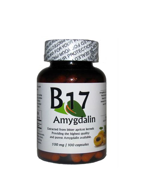 Vitamin B17 Amygdalin 100mg 100 Capsules Nature S Choice Supplements