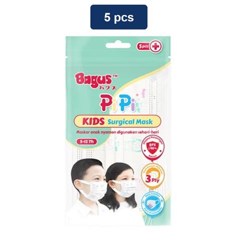 Jual Bagus Pipi Masker Anak 5 Pcs Shopee Indonesia