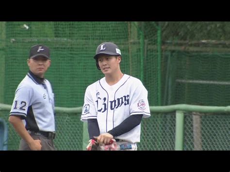 【ファーム】ライオンズ・齊藤誠人 センター前へ2点タイムリーで追加点 2022年7月16日 埼玉西武ライオンズ 対 横浜dena