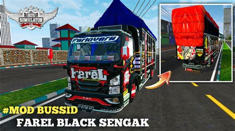 MOD BUSSID TRUCK NMR 71 LIVERY FAREL BLACK SENGAK TERBARU BUSSID