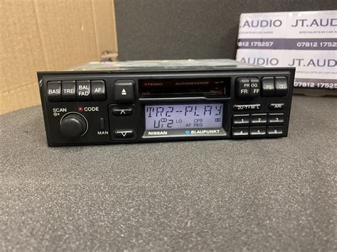 Nissan Blaupunkt Old Car Radio Stereo Cassette Player Jt Audio