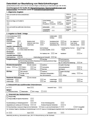 Ausfüllbar Online docAnleitung auf der R ckseite Datenblatt zur