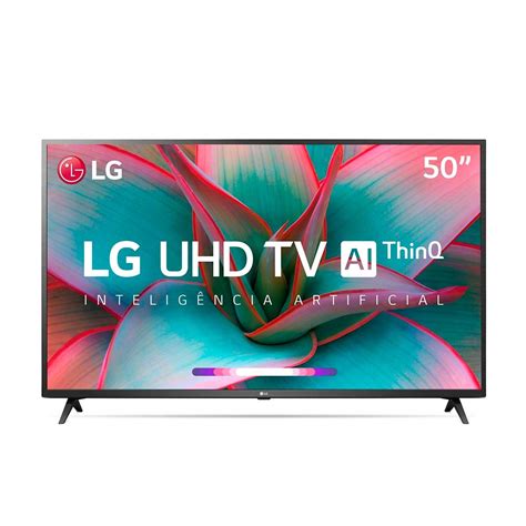 Smart TV LG 50 LED 4K Active HDR ThinQ AI E Wi Fi 50UN7310PSC