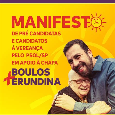 Manifesto De Pr Candidatas E Candidatos A Vereador Pelo Psol Sp Em