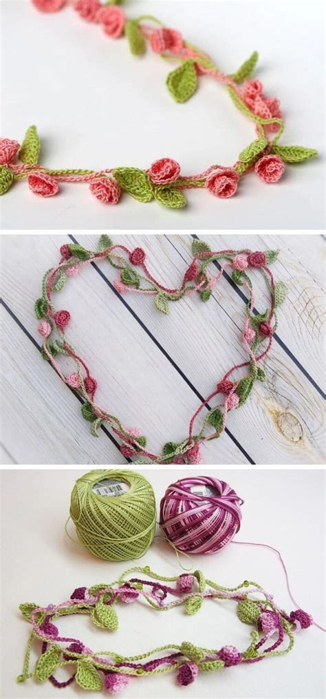 15 Crochet Necklace Free Patterns And Instructions With Pictures