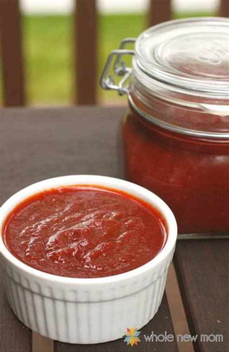 Easy Homemade Ketchup Recipe No Sugar Added Whole New Mom