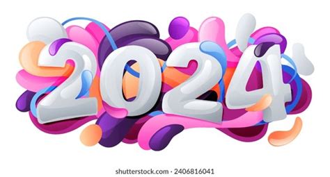 New Year 4k Image- New Year Stock Vector (Royalty Free) 2406816041 ...