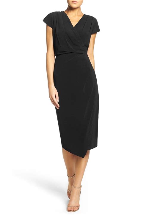 Chelsea28 Faux Wrap Jersey Midi Dress Nordstrom