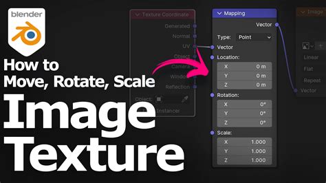 Blender How To Rotate Scale Image Texture Tutorials Tips And Tricks