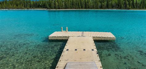 Boya Lake Park in BC is known for its warm, aqua-blue waters