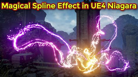 Magical Spline Effect Unreal Engine Niagara Tutorial CGHOW Ashif Ali