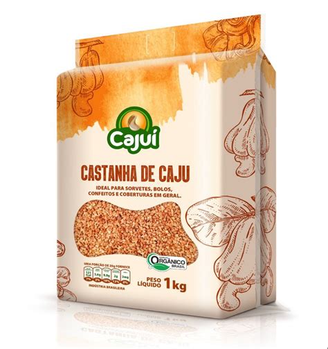 Castanha de Cajú triturada Cajui 1kg Oca do Açaí Cariri