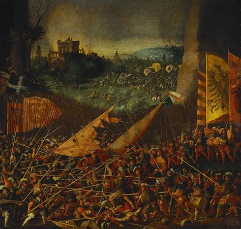 The Battle of Pavia Painting by Anonymous - Fine Art America