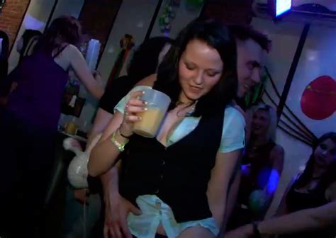 Wondrous Tipsy Sluts Lick Not Only The Cream But Also The Balls Of Horny Stripper