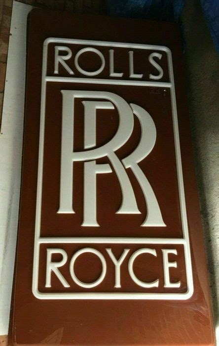 Sign Rare Large Genuine Rolls Royce Dealership Showroom Catawiki