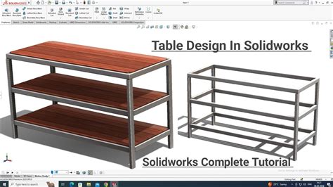 Solidworks Tutorials How To Design Table In Solidworks Part