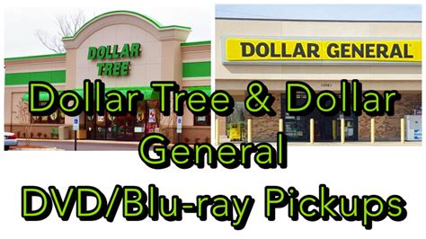 Dollar Tree Dollar General Dvd Blu Ray Pickups Youtube