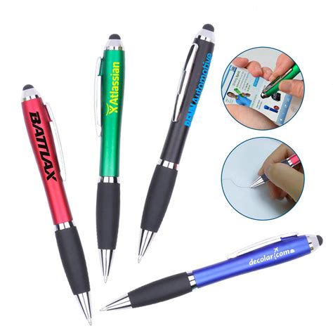 High Quality Custom Logo Promotion Gift Ball Pen With Colored Touch