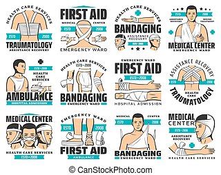 First Aid Bandages Techniques