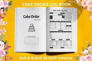 Cake Order Log Book Kdp Interior Graphic By Imran Sarker Creative