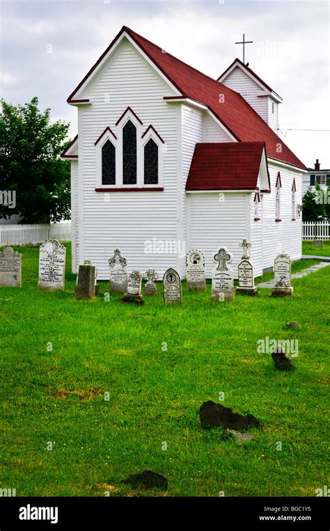 St Luke S Anglican Church And Cemetery In Placentia Newfoundland