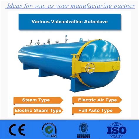 Rubber Vulcanizing Curing Industrial Steam Autoclave With Siemens PLC