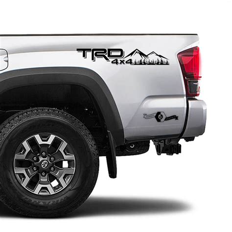 TRD 4x4 Off Road TOYOTA Field Forest Mountains Decals Stickers For