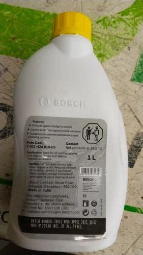 L Bosch Auto Cool Coolant At Rs Bottle Bosch Engine Coolant In