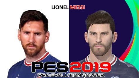 Lionel Messi Pes Face Build Stats Youtube